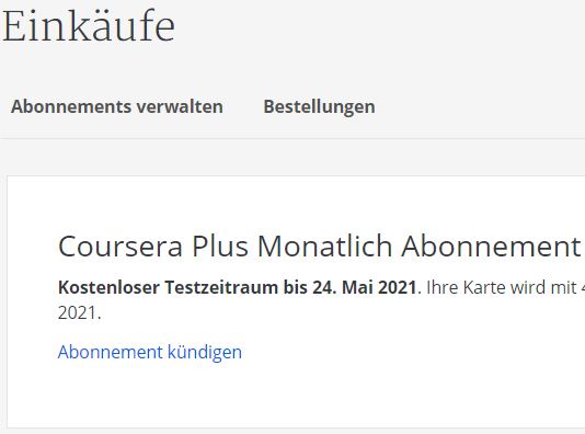 Cancel Coursera subscription before trial period guide