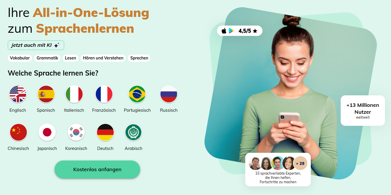 MosaLingua website review