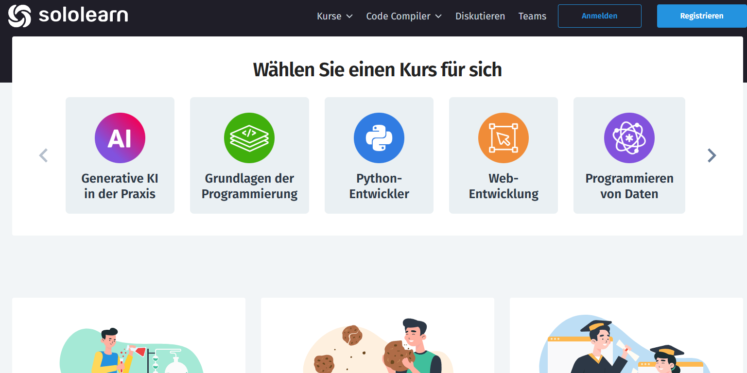 Sololearn Website Test