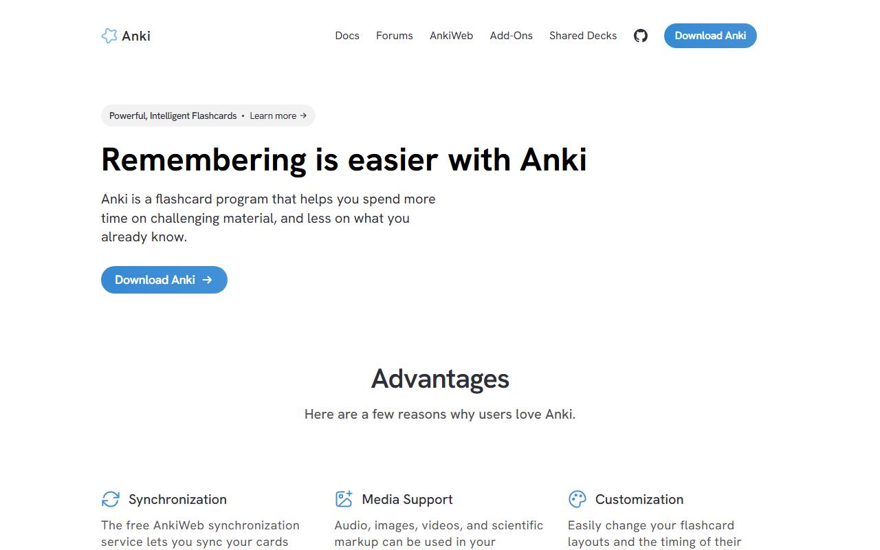 Anki Website Review